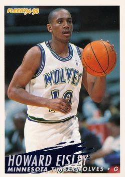 #323 Howard Eisley - Minnesota Timberwolves - 1994-95 Fleer Basketball