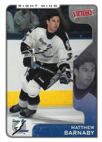 #323 Matthew Barnaby - Tampa Bay Lightning - 2001-02 Upper Deck Victory Hockey