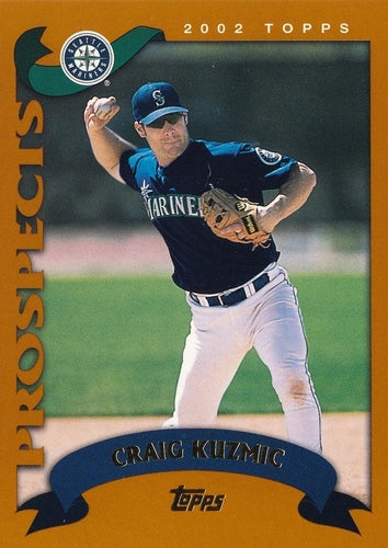 #323 Craig Kuzmic - Seattle Mariners - 2002 Topps Baseball