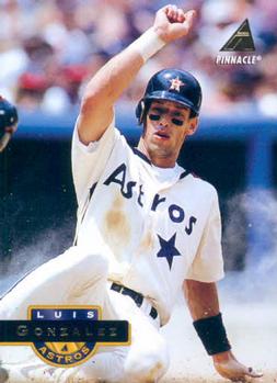 #323 Luis Gonzalez - Houston Astros - 1994 Pinnacle Baseball