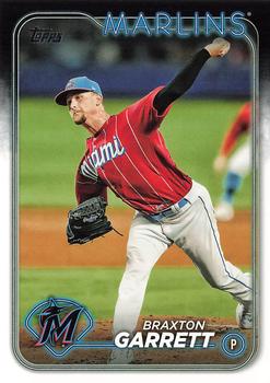 #323 Braxton Garrett - Miami Marlins - 2024 Topps Baseball