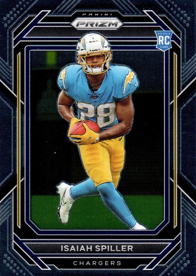 #324 Isaiah Spiller - Los Angeles Chargers - 2022 Panini Prizm Football