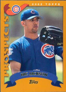 #324 Nic Jackson - Chicago Cubs - 2002 Topps Baseball