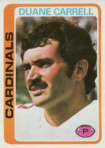 #324 Duane Carrell - St. Louis Cardinals - 1978 Topps Football