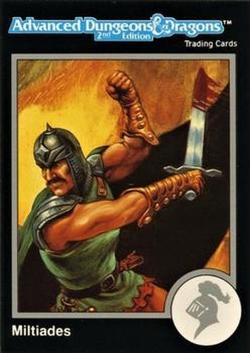 #325 Miltiades - 1991 TSR Advanced Dungeons & Dragons - Silver