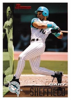 #325 Gary Sheffield - Florida Marlins - 1995 Bowman Baseball
