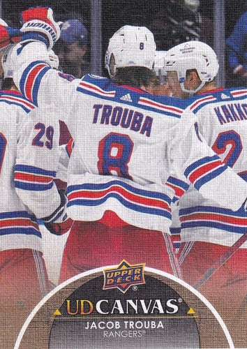 #C325 Jacob Trouba - New York Rangers - 2021-22 Upper Deck - UD Canvas Hockey