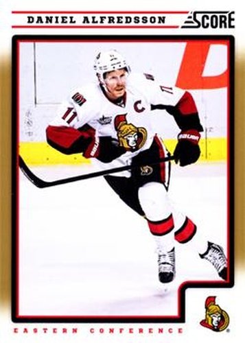 #326 Daniel Alfredsson - Ottawa Senators - 2012-13 Score - Gold Rush Hockey