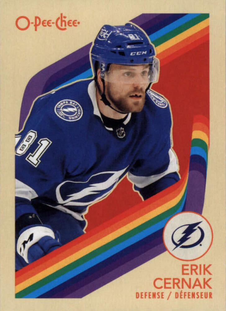 #326 Erik Cernak - Tampa Bay Lightning - 2023-24 O-Pee-Chee - Retro Hockey