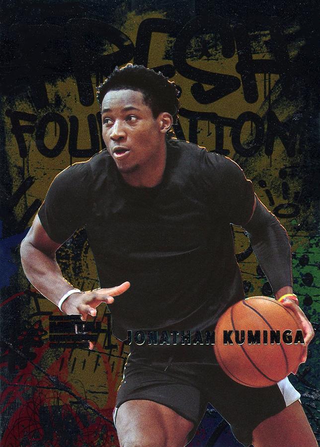 #FF10 Jonathan Kuminga - 2021 SkyBox Metal Universe Champions - Fresh Foundation