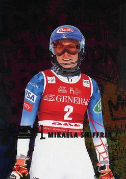 #FF20 Mikaela Shiffrin - 2021 SkyBox Metal Universe Champions - Fresh Foundation