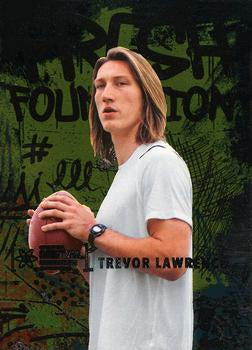 #FF50 Trevor Lawrence - 2021 SkyBox Metal Universe Champions - Fresh Foundation