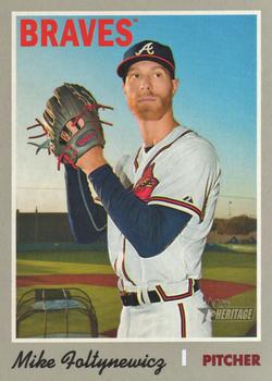 #327 Mike Foltynewicz - Atlanta Braves - 2019 Topps Heritage Baseball