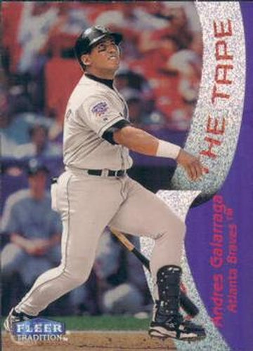 #327 Andres Galarraga - Atlanta Braves - 1998 Fleer Tradition Baseball