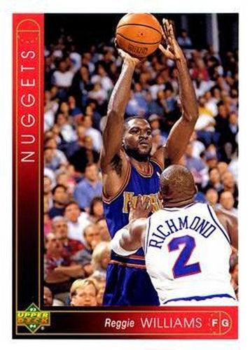#327 Reggie Williams - Denver Nuggets - 1993-94 Upper Deck Basketball