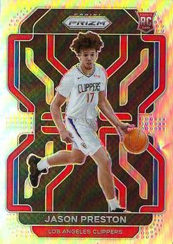 #327 Jason Preston - Los Angeles Clippers - 2021-22 Panini Prizm - Silver Basketball