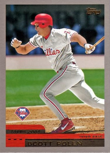 #328 Scott Rolen - Philadelphia Phillies - 2000 Topps Baseball