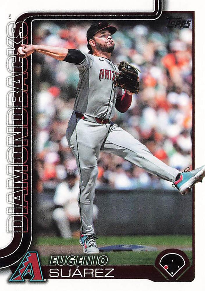 #328 Eugenio Suárez - Arizona Diamondbacks - 2025 Topps Baseball