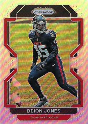#328 Deion Jones - Atlanta Falcons - 2021 Panini Prizm - Silver Football