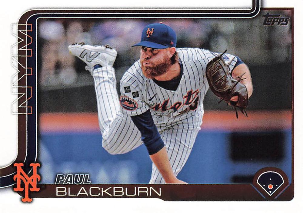 #329 Paul Blackburn - New York Mets - 2025 Topps Baseball