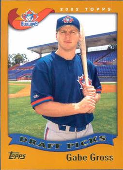 #329 Gabe Gross - Toronto Blue Jays - 2002 Topps Baseball