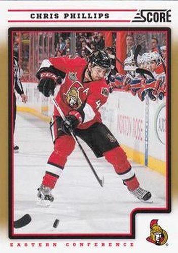 #329 Chris Phillips - Ottawa Senators - 2012-13 Score - Gold Rush Hockey