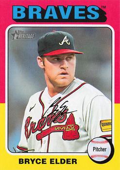 #329 Bryce Elder - Atlanta Braves - 2024 Topps Heritage Baseball