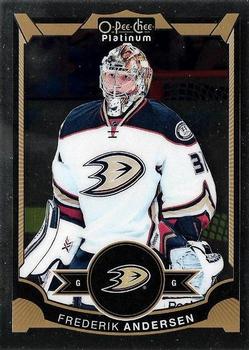 #32 Frederik Andersen - Anaheim Ducks - 2015-16 O-Pee-Chee Platinum Hockey