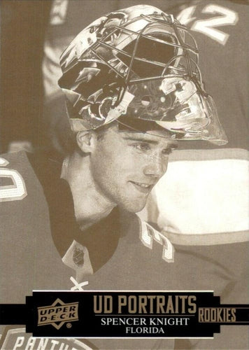 #P-32 Spencer Knight - Florida Panthers - 2021-22 Upper Deck - UD Portraits Hockey