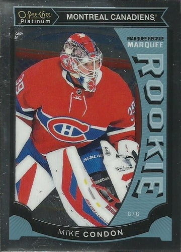 #M32 Mike Condon - Montreal Canadiens - 2015-16 O-Pee-Chee Platinum - Marquee Rookies Hockey