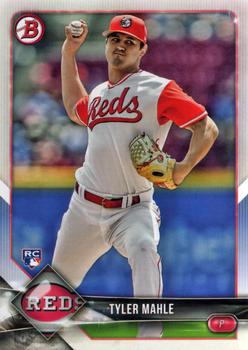 #32 Tyler Mahle - Cincinnati Reds - 2018 Bowman Baseball