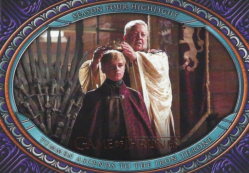 #32 Tommen Ascends to the Iron Throne - 2022 Rittenhouse Game of Thrones