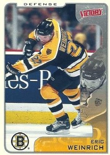 #32 Eric Weinrich - Boston Bruins - 2001-02 Upper Deck Victory Hockey
