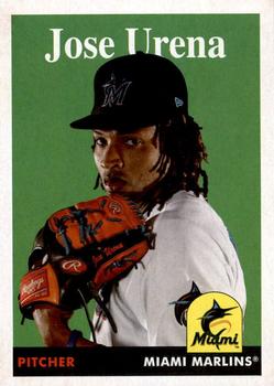 #32 Jose Urena - Miami Marlins - 2019 Topps Archives Baseball