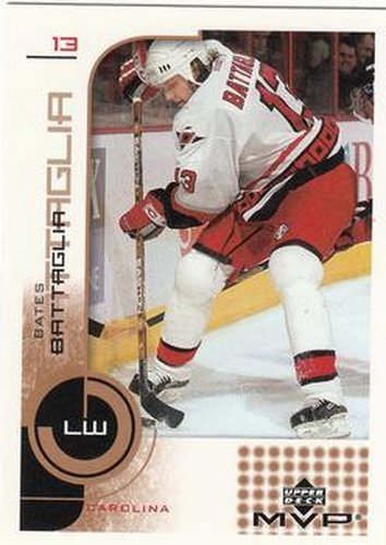 #32 Bates Battaglia - Carolina Hurricanes - 2002-03 Upper Deck MVP Hockey