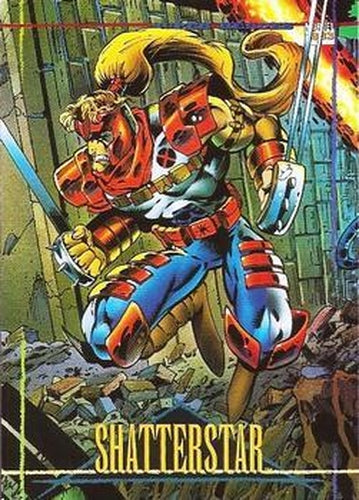 #32 Shatterstar - 1993 SkyBox Marvel Universe