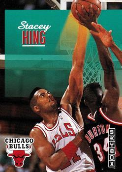 #32 Stacey King - Chicago Bulls - 1992-93 SkyBox Basketball