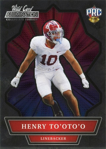 #ANBC-32 Henry To’oto’o - Alabama Crimson Tide - 2021 Wild Card Alumination NIL Football
