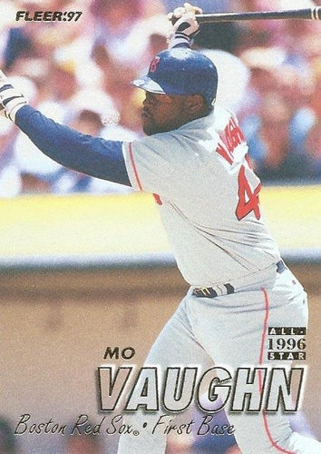 #32 Mo Vaughn - Boston Red Sox - 1997 Fleer Baseball