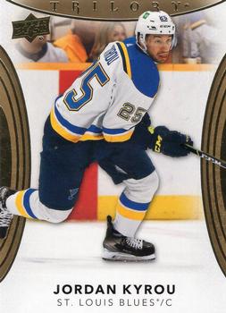 #32 Jordan Kyrou - St. Louis Blues - 2022-23 Upper Deck Trilogy Hockey