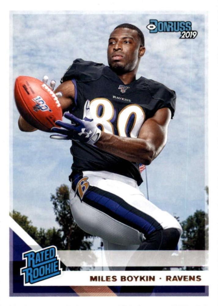 #330 Miles Boykin - Baltimore Ravens - 2019 Donruss Football