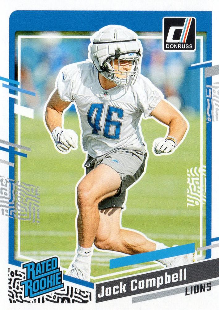#330 Jack Campbell - Detroit Lions - 2023 Donruss Football
