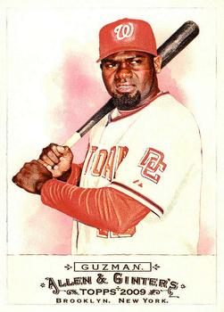 #330 Cristian Guzman - Washington Nationals - 2009 Topps Allen & Ginter Baseball