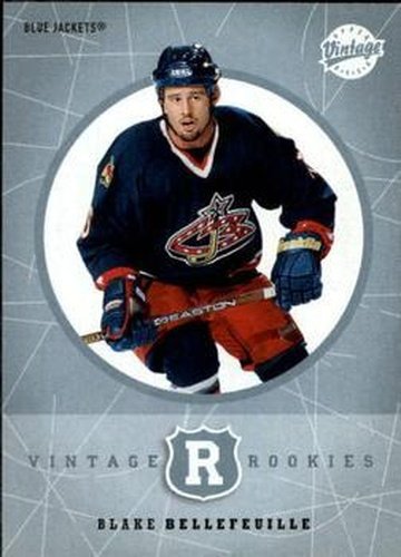 #330 Blake Bellefeuille - Columbus Blue Jackets - 2002-03 Upper Deck Vintage Hockey