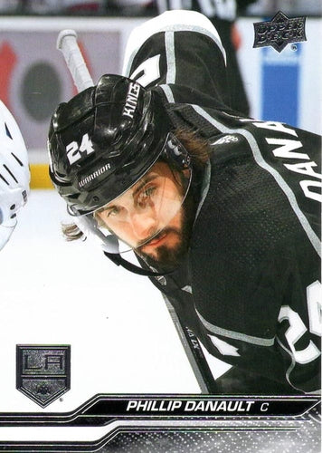 #330 Phillip Danault - Los Angeles Kings -2023-24 Upper Deck Hockey