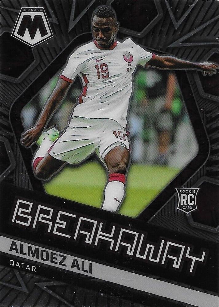#14 Almoez Ali - Qatar - 2021-22 Panini Mosaic Road to FIFA World Cup - Breakaway Soccer