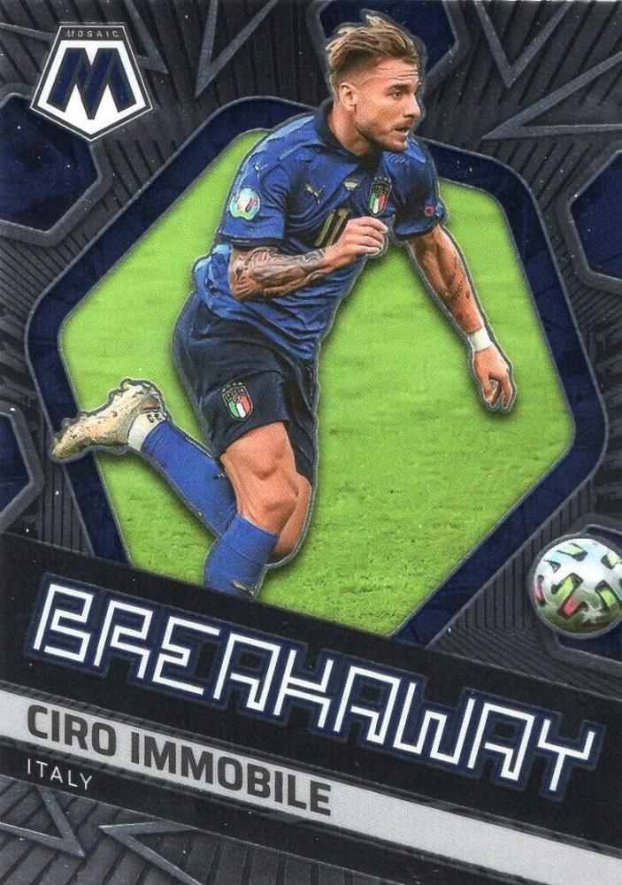 #17 Ciro Immobile - Italy - 2021-22 Panini Mosaic Road to FIFA World Cup - Breakaway Soccer