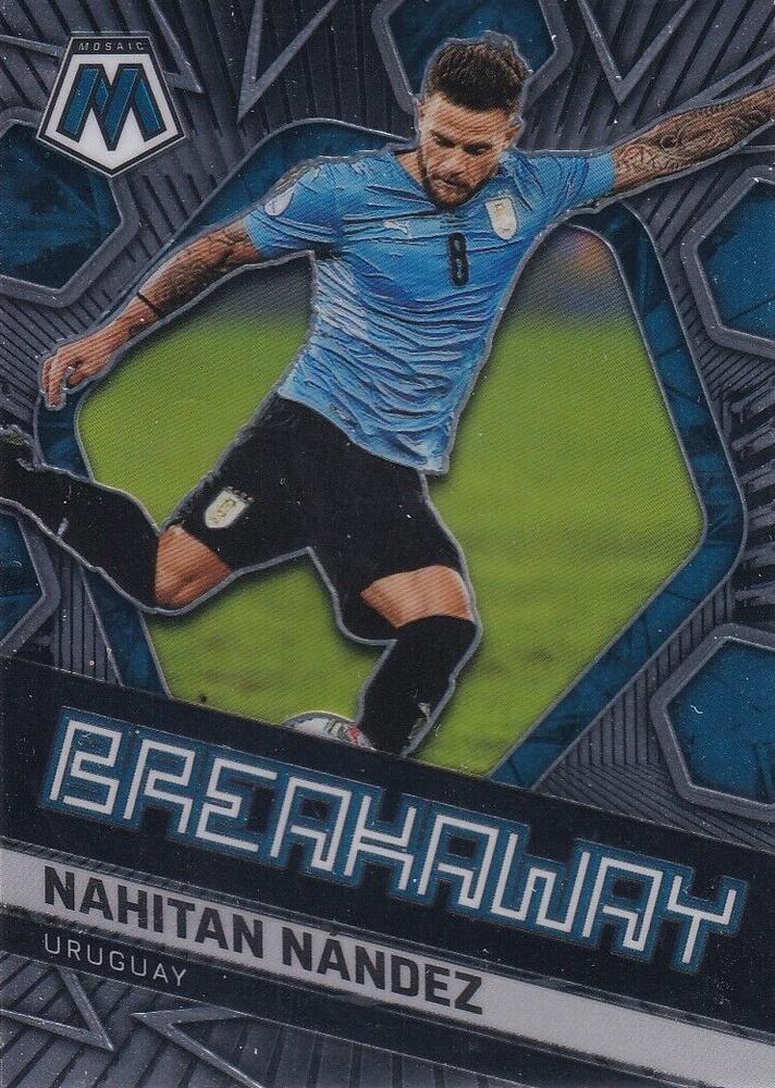 #20 Nahitan Nandez - Uruguay - 2021-22 Panini Mosaic Road to FIFA World Cup - Breakaway Soccer