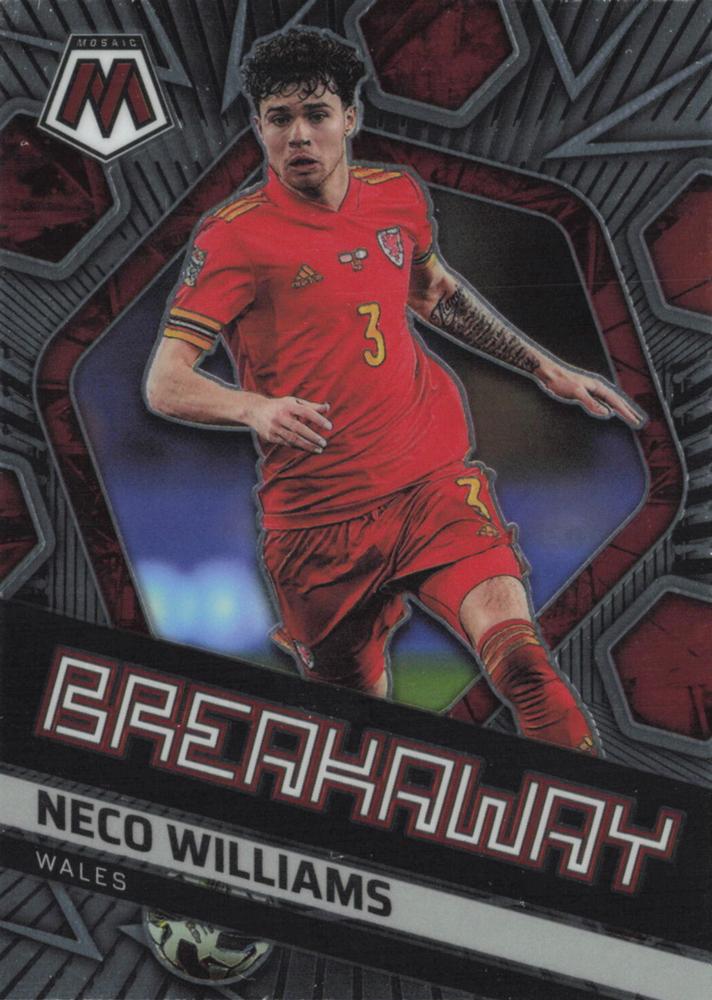 #25 Neco Williams - Wales - 2021-22 Panini Mosaic Road to FIFA World Cup - Breakaway Soccer