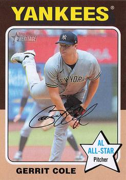 #331 Gerrit Cole - New York Yankees - 2024 Topps Heritage Baseball